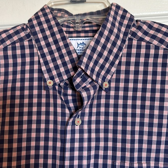 Southern Tide men’s blue long sleeve button down shirt size medium - Picture 2 of 8